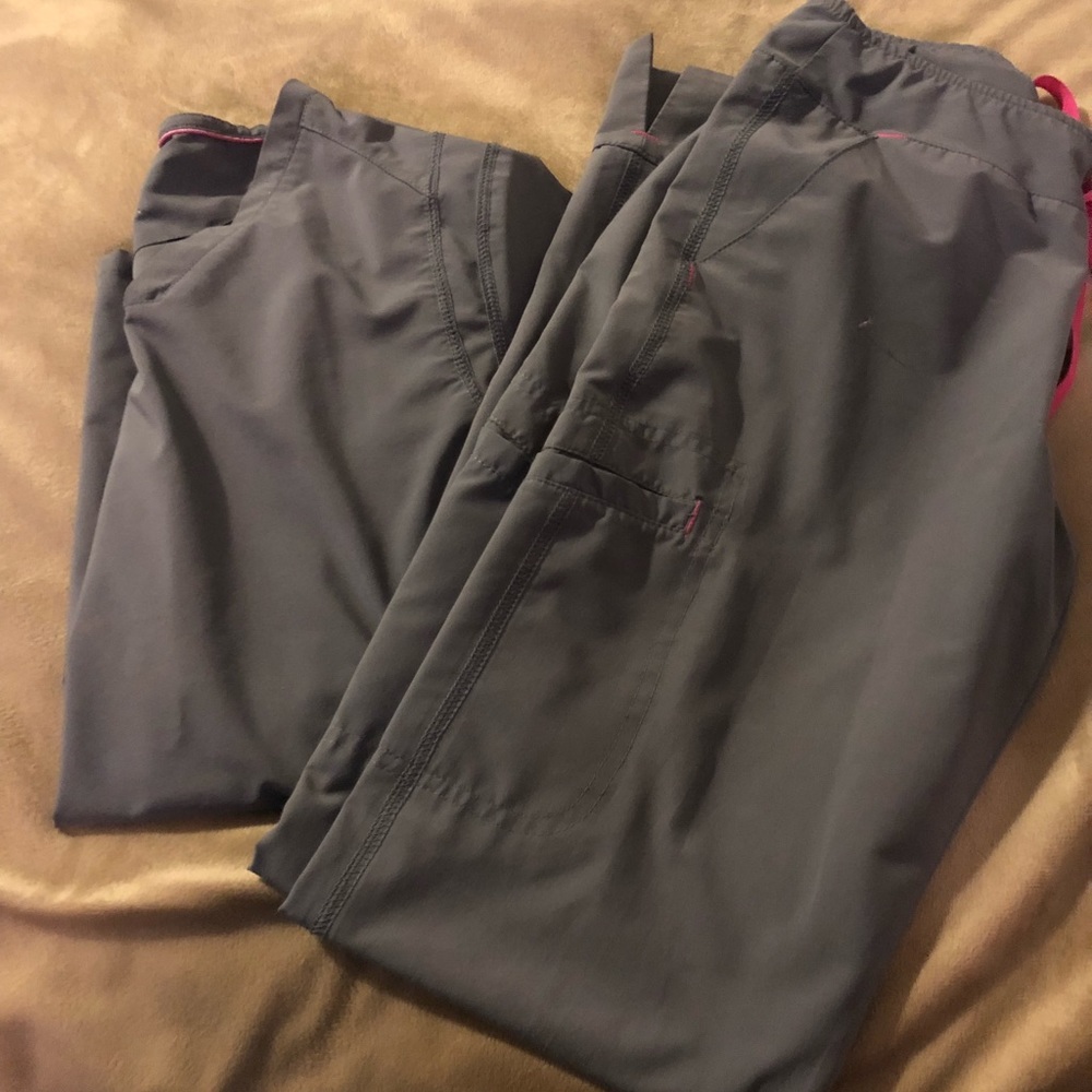 Light Grey Smitten Scrub Set